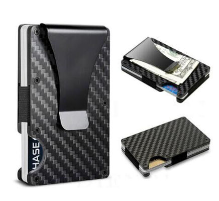 Алюминиевый PU держатель кредитных карт кошелек RFID блокирующий организатор для 8-10 карт