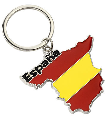 Персонализированный подарок Сувенирная кампания Милый металлический ключевой цепочек Эмалированный логотип и долговечность гарантированы