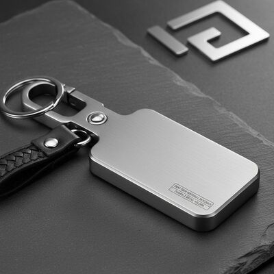 Durable Metal Keychain Holder OEM ODM Material Keychain Accessory for Corporate Branding and Custom Logo Engraving