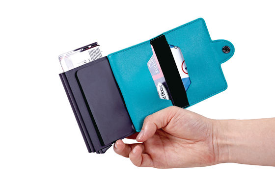 RFID магнит закрытие держатель кредитной карты кошелек прямоугольная форма для продвижения и сувенирный подарок