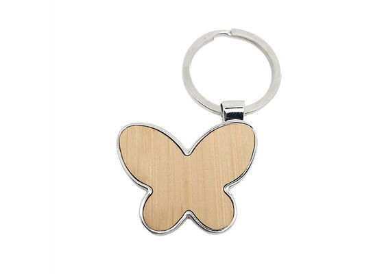Сплава цинка Keychains Eco бабочки материал милого небольшого дружелюбного бамбуковый