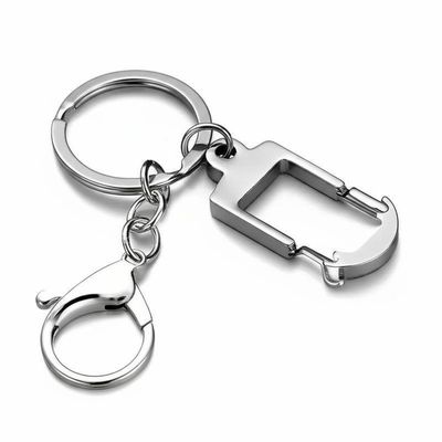 Хорошая цена OEM/ODM As Photo Zinc Alloy Metal Keychain Holder for Customized Manufacturing онлайн