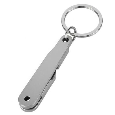 Хорошая цена Zinc Alloy Metal Keychain Holder Durable and Customizable for OEM/ODM онлайн