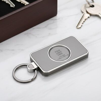 Хорошая цена Индивидуальный логотип OEM ODM прочный металлический держатель для брелоков Отличный выбор для бизнес-акций, корпоративных подарков и личного использования онлайн